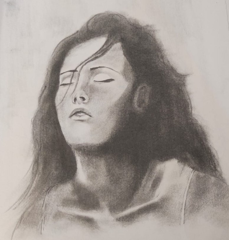 Pencil Sketch of a Girl
